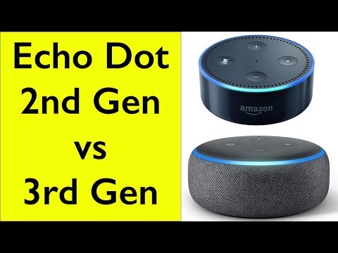 Echo Dot 3rd Generation vs Echo Dot 2nd Generation