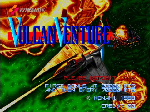 Vulcan Venture (Gradius 2) Review for the Arcade by John Gage