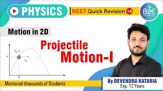 Projectile Motion | Motion in 2D | Motion in a Plane | Kinematics | Physics |NEET, JEE - B2ELearning