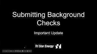 Update Background Check Procedure
