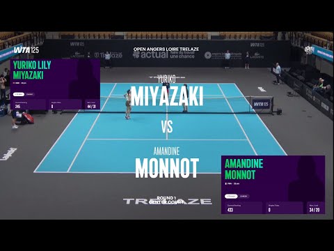 (Q) Yuriko Lily Miyazaki (GBR) vs  (LL) Amandine Monnot (FRA) - Game, Set, Match