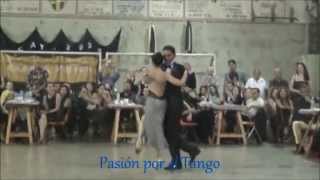 FLORENCIA LABIANO y HERNAN RODRIGUEZ Bailando el Tango YO en la MILONGA del MORAN