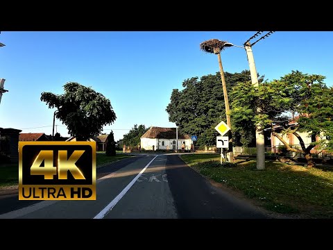 Driving in Croatia, Miklusevci, 4K