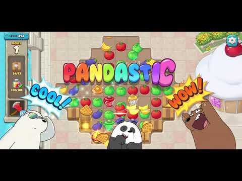 We Bare Bears Match3 Repairs Level 893 - No Boosters