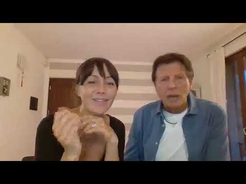 Sandro Giacobbe e Marina peroni Amichii aperitivo