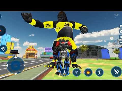 Gorilla Attack vs Mach Robot War Arena Game 2022।