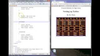 preview picture of video 'Styling Tables with CSS - Part 2 of 2'