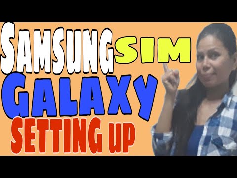 Mobile Setting - Samsung Galaxy SIM...