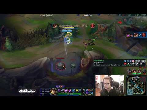 680. Bjergsen Vel'Koz vs Singed Top - Patch 8.11 Season 8