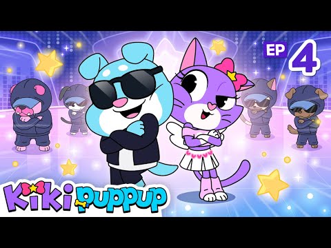 [NEW] Meowoof! | EP04 | Time to Be a Superstar! | Cartoon for Kids | Kikipuppup Nursery Rhymes