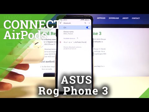 How to Pair AirPods to ASUS ROG Phone 3?