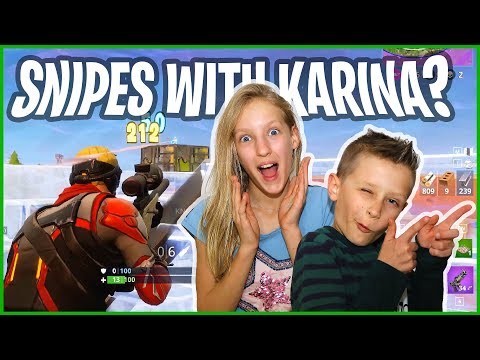 Sniping Each Other - Fortnite DUOs with GamerGirl