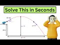 How To Solve Any Projectile Motion Problem With 100 Confidence