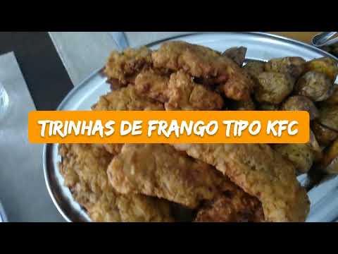 TIRINHAS DE FRANGO TIPO KFC 😋 #viralvideos #shorts #reels #receitas #kfcchicken #kfc #donadecasa
