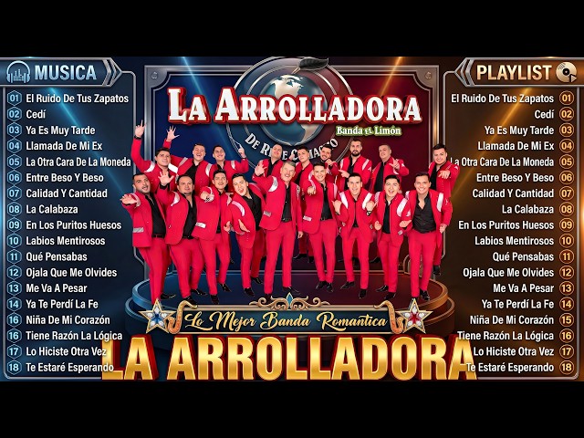 La Arrolladora Banda El Limón Mix 🔥 Grandes Éxitos Románticos Banda 2026 SDDEFAULT Thumbnail