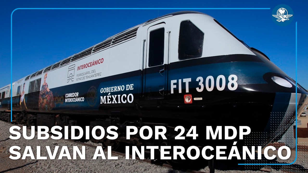 Apoyos por 24 mil mdp sostienen al Tren Interoceánico #EnPortada