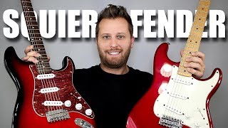 Video thumbnail for SQUIER vs FENDER - Stratocaster Tone Comparison!! by Darrell Braun Guitar
