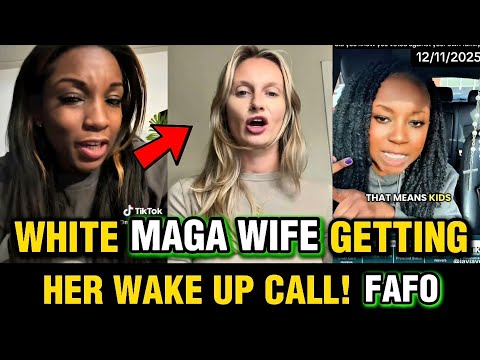 Die Reaktion schwarzer Amerikaner auf die MAGA-Ehefrau, die um Hilfe fleht und dabei einen Weckru...