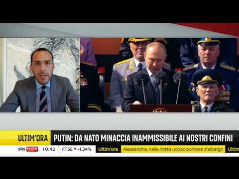 Manlio Di Stefano ospite a SkyTg24 il 09/05/2022_