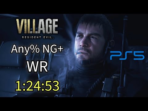 (PS5 WR) Resident Evil Village Any% NG+ Speedrun 1:24:53