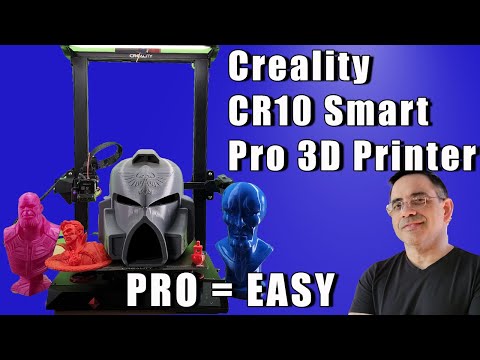 This 3d printer is more than a Pro!  Its Pro EASY! Creality CR 10 Smart Pro