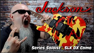Video thumbnail for JACKSON SLX DX SOLOIST CAMO by Steve Ricardo