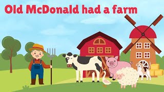 Old MacDonald Had A Farm | Nursery Rhymes | Home Schooling for Kids | OLd MacDonald song