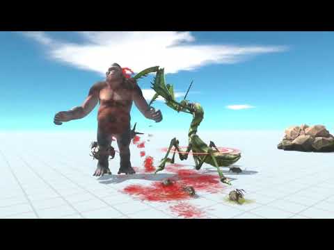 Goro the Giant vs. Giant Invertebrates - Animal Revolt Battle Simulator