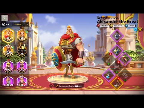 Rok243-VIP15 80M power-expertise : 10 legendary commanders- 1.4K gems