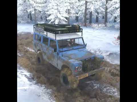 Winter Beast Mode: Land Rover Dominates Snowy Terrain - Spintires Mudruner