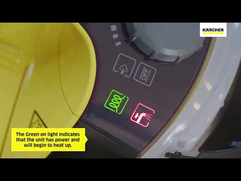 Karcher SC5 Steam Cleaner - What Do The Lights Indicate