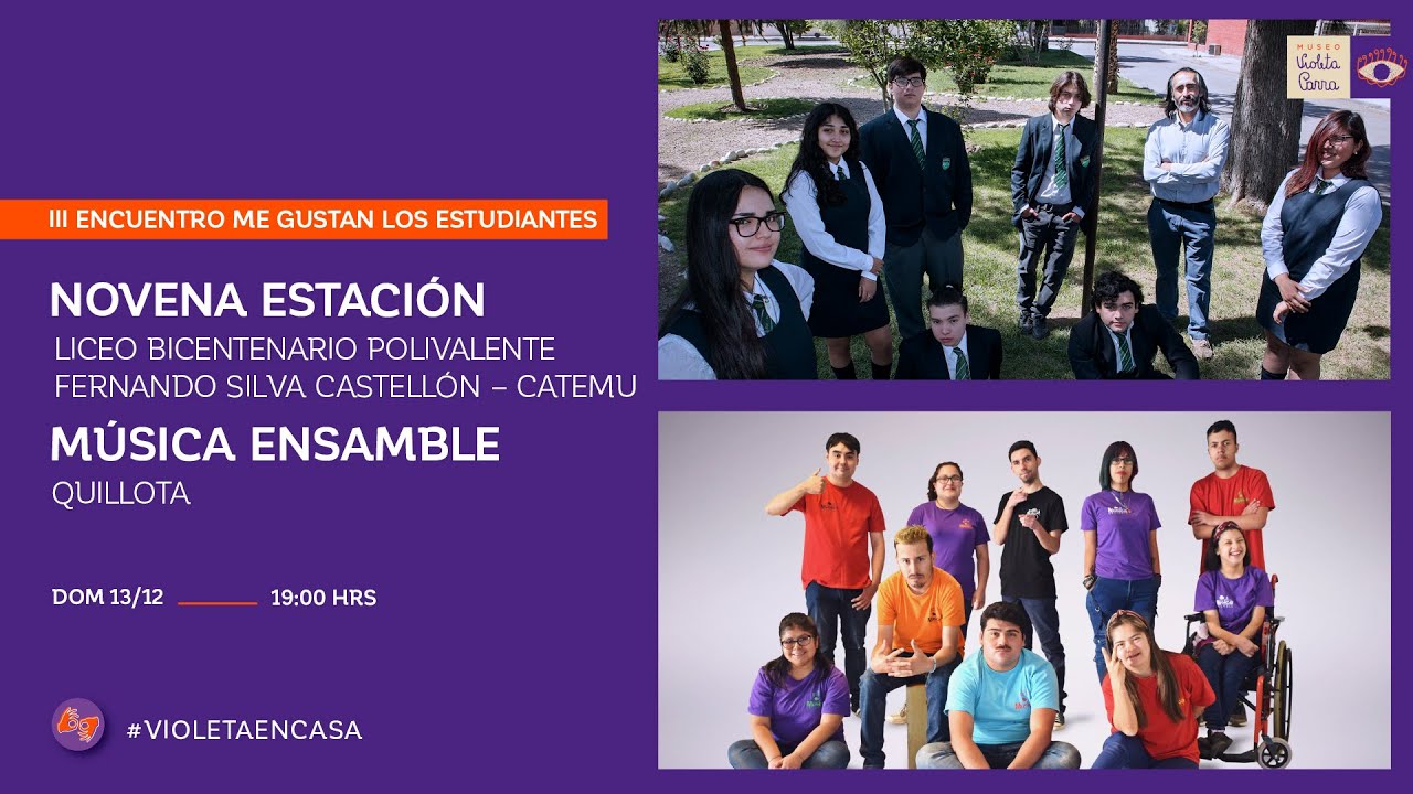 III Encuentro Me gustan los estudiantes// Concierto Novena Estación y a Música Ensamble