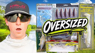 I Tried Fishing With OVERSIZED Lures - Do They Work?