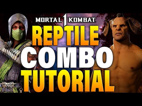 Mortal Kombat 1 Reptile Combos - Mortal Kombat 1 Reptile Combo Tutorial Motaro Kameo