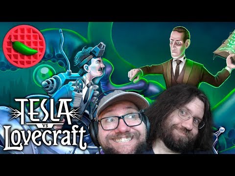 TESLA MADE A MECH! (FOR MONSTER BLASTING!) – Tesla vs Lovecraft (Local Co-op)(Upcoming Game)
