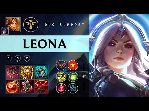 Leona Support vs Karma - VN Grandmaster Patch 25.24