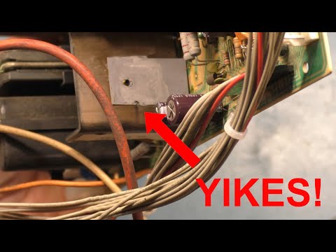 25" U2000 Arcade Monitor Chassis Repair - Going Into Shutdown - Don't Overlook The Easy Things!