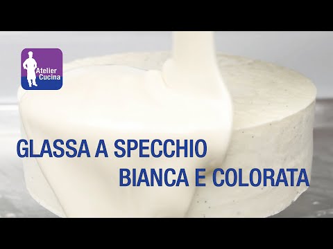 GLASSA A SPECCHIO BIANCA E COLORATA RICETTA