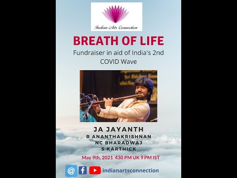 Breath of Life Fundraising Concert by Flute JA Jayanth