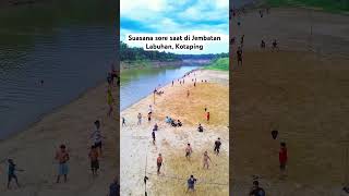 Download lagu Suasana Saat Sore di Bawah Jembatan Labuhan, Kotapinang, Kabupaten Labuhan Batu Selatan mp3