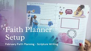 Plan With Me 💕 | Decorating My Faith Planner | February 2026