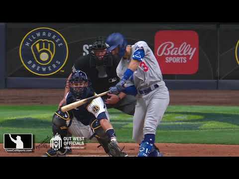 Ejection 024 - Angel Hernandez Ejects Dave Roberts After Check Swing In Milwaukee