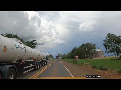 BR-364 De Rondonópolis-MT Para: Jataí-GO. Vídeo 08 de 12.