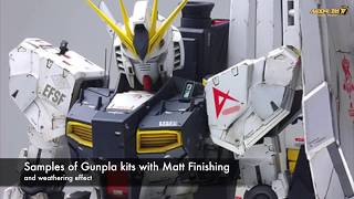 How to apply Matt finishing for your gunpla