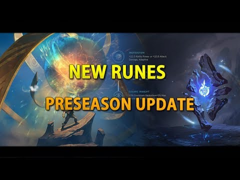 League of Legends - New Rune System Preseason First Look