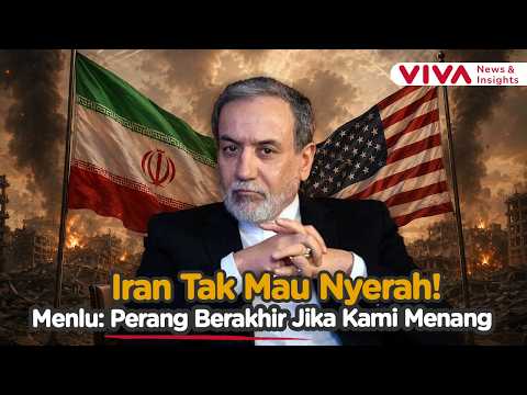 Iran Tak Gentar! Menlu Tegaskan Perang Baru Berakhir Saat Teheran Menang