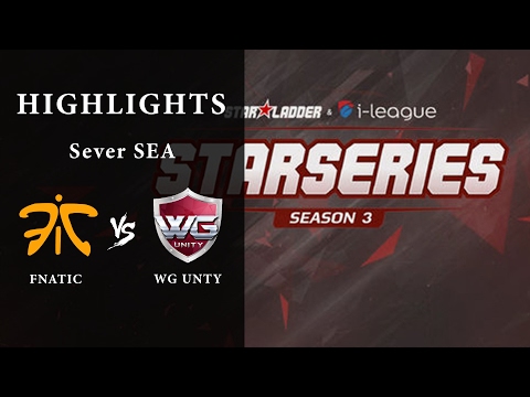 [Dota 2 Highlights] Fnatic vs WG Unity Starladder I-League Starseries Season 3