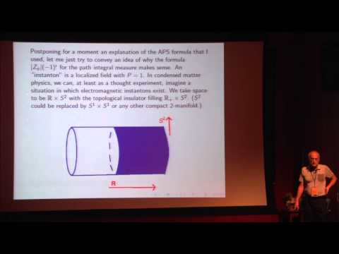 PiTP 2015 - "Fermion Path Integrals and Topological Phases" - Edward Witten