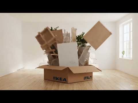 Gemini Veo 3 AI Generated Video - IKEA Unboxing