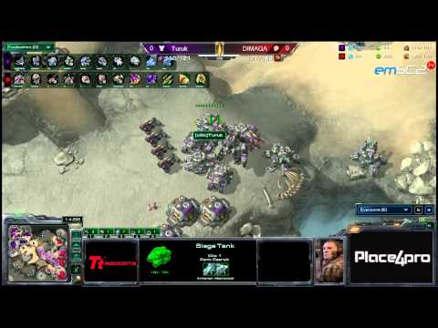 [Hots] Turuk vs Dimaga g1 Starcraft 2 Stream 720p HD polski komentarz